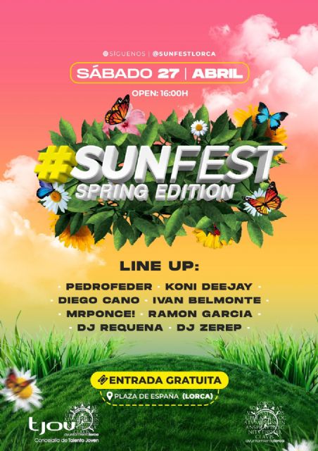 La Plaza de España acogerá el sábado el 'Sunfest Spring Edition' con la participación de los mejores djs locales