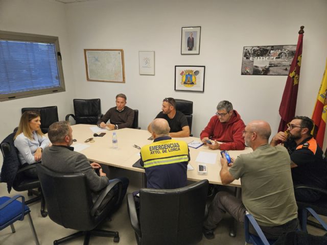 Lorca activa el Plan INUNLOR en fase de preemergencia ante el nivel naranja por lluvias y tormentas