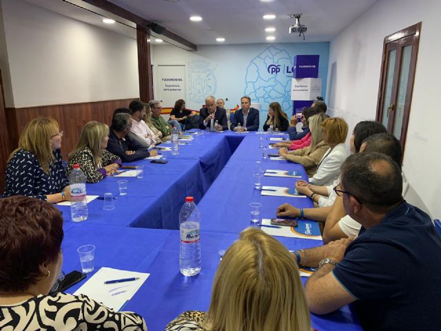 Esteban González Pons y Fulgencio Gil coordinan estrategias de trabajo con el objetivo de conseguir fondos europeos para nuevos proyectos en Lorca