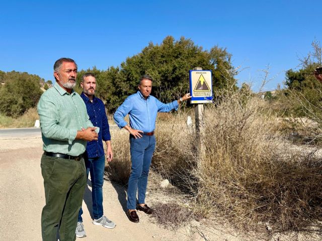 El alcalde de Lorca solicita a la Confederación que reconsidere su decisión y ejecute la limpieza urgente del cauce del río Guadalentín