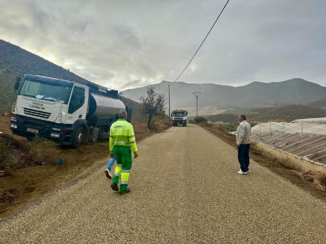 El Ayuntamiento acomete las obras de mejora del camino Montajú, en Morata, optimizando el tránsito de vehículos y la conectividad