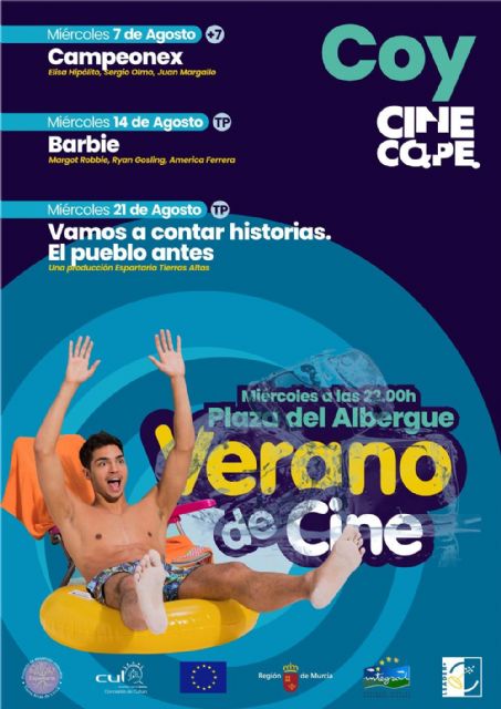 El 'Cine de verano' continúa en las pedanías durante el mes de agosto