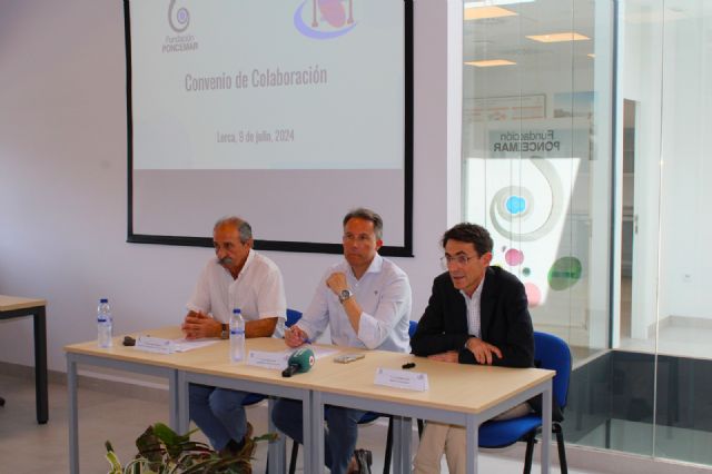 La Fundación Poncemar y la Academia de las Ciencias de la Región de Murcia firman un convenio de colaboración para realizar actividades conjuntas en Lorca