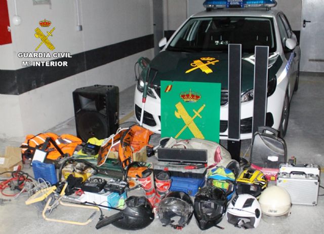 La Guardia Civil detiene a un experimentado delincuente por varios robos en viviendas aisladas de Lorca