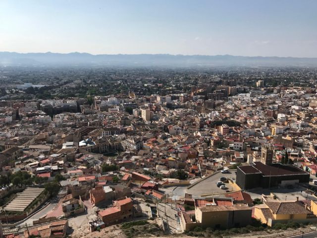 Posible incremento de los niveles de partículas PM10 en Lorca debido a la entrada de una masa de aire africano