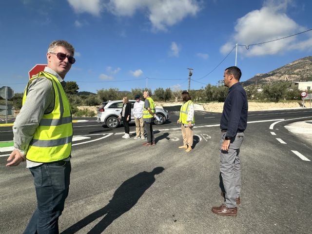 La carretera que une Lorca y Zarzadilla de Totana ya está abierta al tráfico