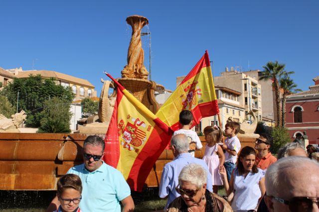 Los lorquinos celebrarán la Fiesta Nacional con el izado de la bandera de España en la Plaza de Colón