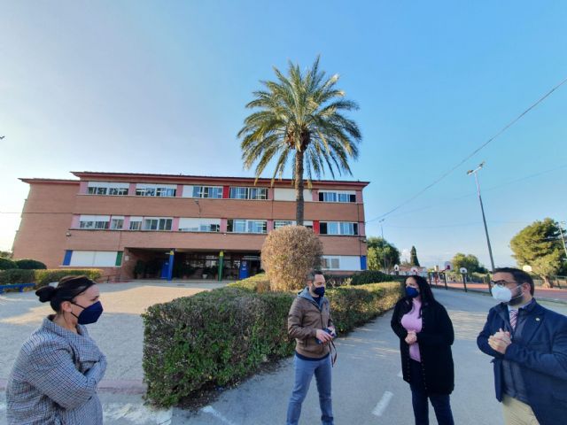 El Ayuntamiento de Lorca invierte 52.209 euros en mejoras en el Colegio de Educación Infantil y Primaria 'Alfonso García López' de Purias