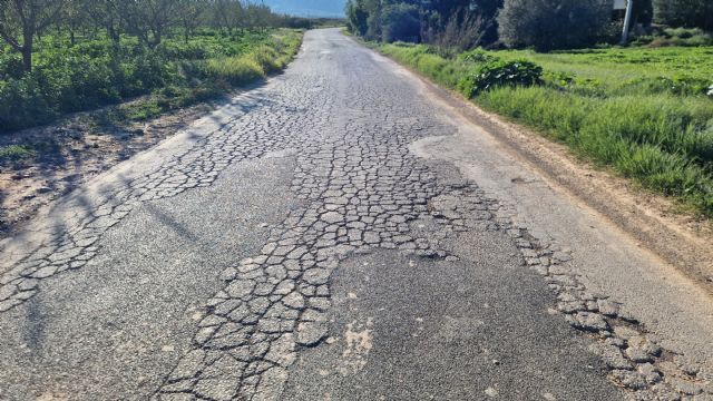 El PSOE de Lorca exige el arreglo urgente de las carreteras de la Malvaloca y de Los Alporchones debido al estado de peligrosidad que presentan