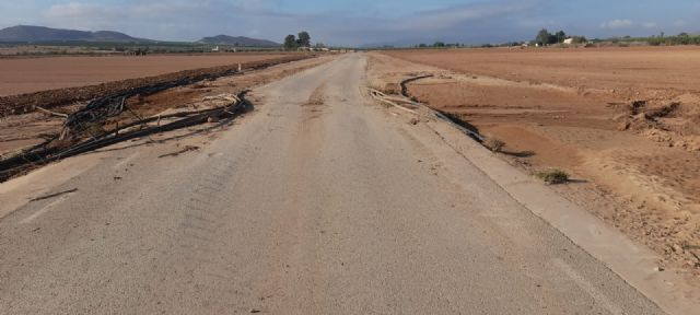 El PSOE de Lorca exige la reparación de los desperfectos ocasionados por la lluvia en la pedanía de Almendricos