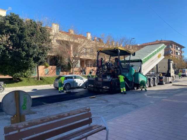 El PSOE de Lorca denuncia la inoportunidad en las obras de reasfaltado de la Alameda de Cervantes a unos días de las fiestas de Navidad