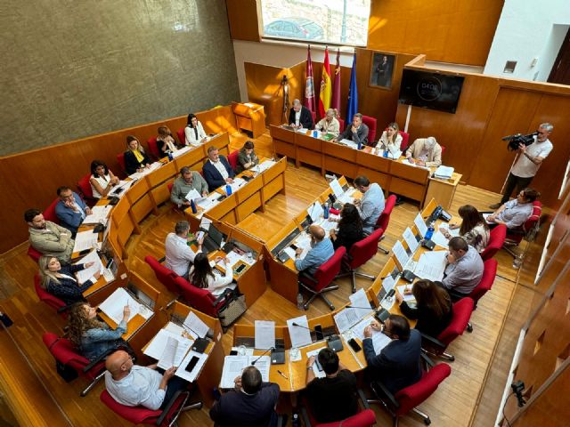 Balance de votaciones del Pleno Ordinario del Ayuntamiento de Lorca correspondiente al mes de mayo de 2024